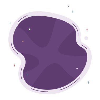 Sıradışı bir şekli ve zengin derin bir rengi olan soyut bir arkaplan. Pürüzsüz sıvı şekilli bir arka plan. Grafik tasarımı, web tasarımı, sunumlar, afişler, reklamlar ve metinlerde kullanılabilir