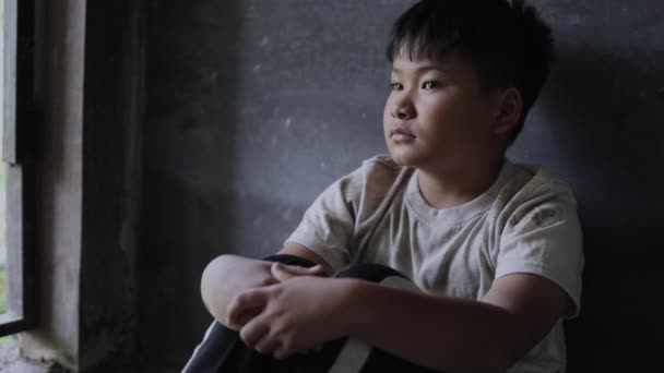 Begreppen Våld Mot Barn Barnarbete Barnmisshandel Människohandelsoffer Världsdagen Mot Barnarbete — Stockvideo