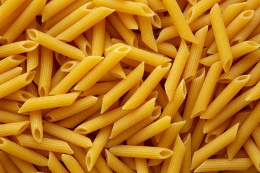 Çiğ Organik Penne Makarna Arkaplanı
