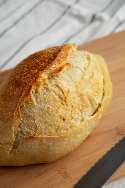 Homemade Organic Hearth Wheat Bread Ready Eat — 스톡 사진
