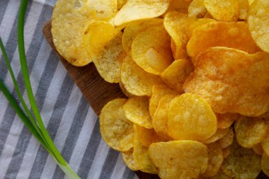 Kıtır Patates cipsi, üst manzara..
