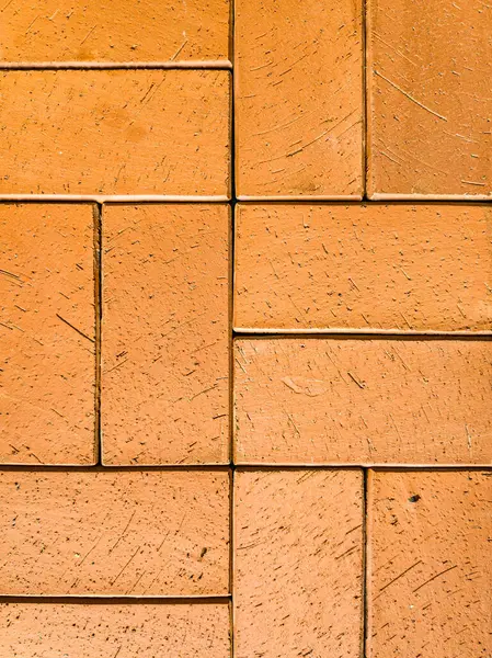 Background Texture Rough Brick Wall Construction Tile — Stock Photo, Image