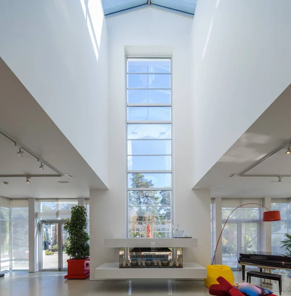 Modern Interieur Van Luxe Particulier Huis Eigentijds Gebouw Naar Binnen — Stockfoto