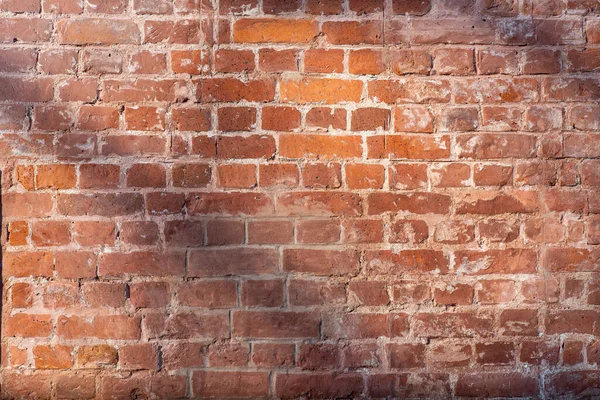 Background Texture Old Brick Wall Sunlight Shadow — Stock Photo, Image