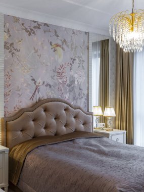 Duvarında hayvanlar olan bir çocuk odası..