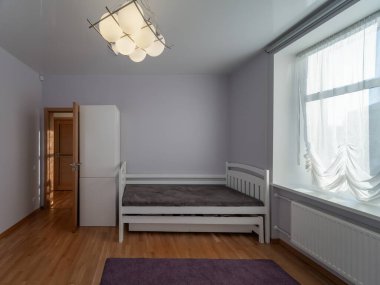 Modern bir yatak odası tasarımı..