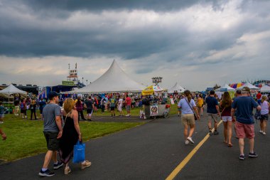 The New Jersey Lottery Festival of Ballooning, Solberg Airport, Whitehouse Station, NJ, USA; July 25, 2021 clipart