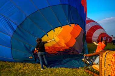 The New Jersey Lottery Festival of Ballooning, Solberg Airport, Whitehouse Station, NJ, USA; July 25, 2021 clipart