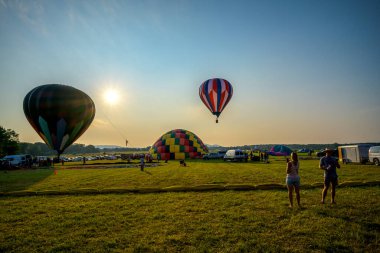 New Jersey Balon Piyango Festivali, Solberg Havaalanı, Whitehouse İstasyonu, NJ, ABD; 25 Temmuz 2021