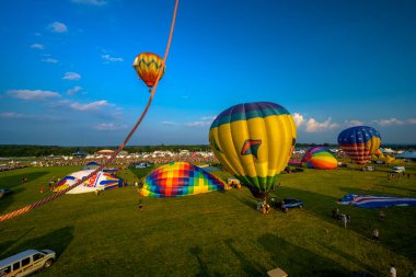New Jersey Balon Piyango Festivali, Solberg Havaalanı, Whitehouse İstasyonu, NJ, ABD; 25 Temmuz 2021