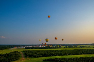 New Jersey Balon Piyango Festivali, Solberg Havaalanı, Whitehouse İstasyonu, NJ, ABD; 25 Temmuz 2021