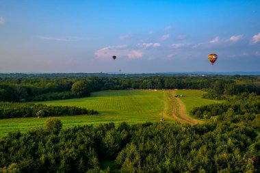 The New Jersey Lottery Festival of Ballooning, Solberg Airport, Whitehouse Station, NJ, USA; July 25, 2021 clipart