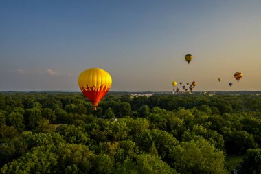 New Jersey Balon Piyango Festivali, Solberg Havaalanı, Whitehouse İstasyonu, NJ, ABD; 25 Temmuz 2021