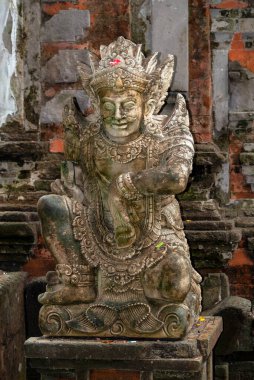Ubud, Bali, Endonezya 'daki Bali tapınağı heykeli 