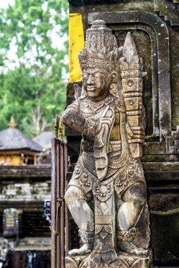 Ubud, Bali, Endonezya 'daki Bali tapınağı heykeli 
