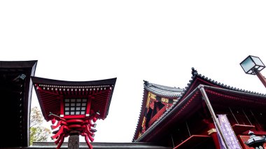 Tokyo, Japonya Nisan 2024: Tokyo 'nun Ueno' daki en eski tapınağı Kiyomizu Kannon-do, 1631 yılında tamamlandı.