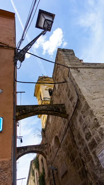 stock image SASSARI, old city streets near Corso Trinit, Italy, Sardinia