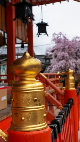 stock image JAPAN, KYOTO  April 2024:the beautiful architecture of Fushimiinari Taisha ShrineTemple in Kyoto, Japan