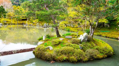 Japonca, KYOTO Nisan 2024: Arashiyama, Kyoto, Japonya 'daki Tenryu-ji Tapınağı