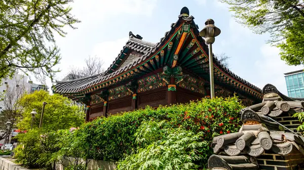 stock image KOREA, SEOUL April 2024: Ujeongchongguk, Central Post Office. (Was established as the first post office of Korea on April 22, 1884 during the reign of King Gojong.)