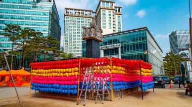 Seoul, South Korea, jogyesa temple in seoul Korea