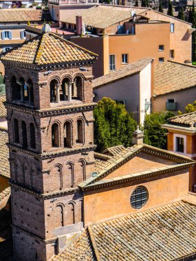 San Giorgio al Velabro Kilisesi, Janus, Roma, Unesco Dünya Mirasları Alanı, Roma, İtalya, Avrupa 'nın Quadrifron Zafer Kemeri yakınında.