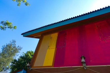 Gili Trawangan, Endonezya 'daki renkli evler, Temmuz 2025