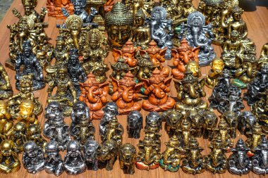 Souvenir shops along the approach to the shrine Besakih, Pura Agung Besakih temple complex, Bali, Indonesia. Besakih Temple is the most important, largest, and holiest temple of Balinese Hinduism. Bali, Indonesia, August 2025