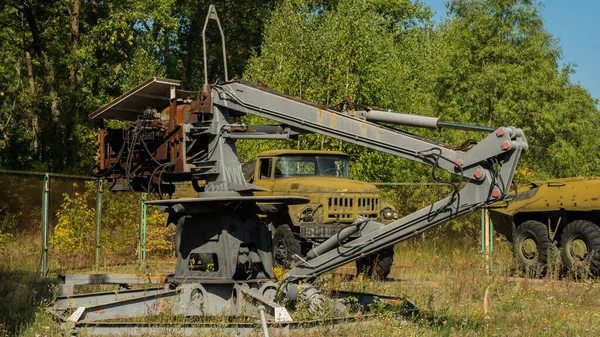 Museum Special Equipment Helped Cleaning Chernobyl Nuclear Power Plant Explosion — Stock Photo, Image
