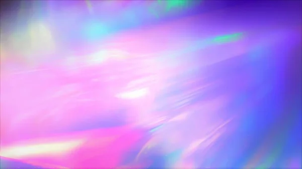 Iridescent Sparkling Glow Led Neon Purple Pink Gold Glowing Refraction — Photo