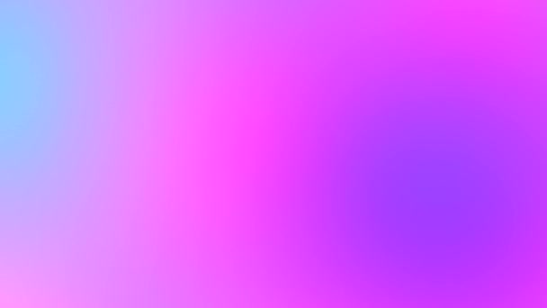 Pastel Neon Růžová Modrá Fialová Měkká Duhová Barva Holografický Duhový — Stock video
