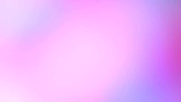 Pastel Neon Roze Blauw Paars Zachte Regenboog Kleur Holografische Iriserende — Stockvideo