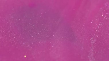 Parıltılı pembe sıvı doku. Soyut şenlik arka planı. Makyaj malzemelerinin dokusu. Yüksek kalite 4k görüntü