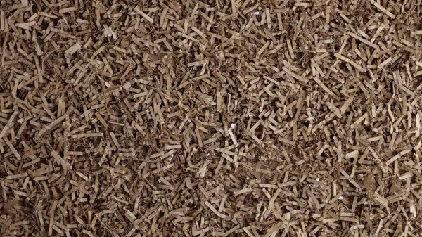 Hediye sepetleri, gübre, gübre, solucan kutusu için öğütülmüş kahverengi karton. Yüksek kalite 4k görüntü