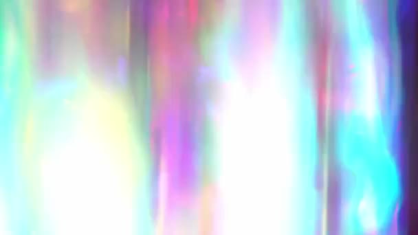 Iridescent Pastelowy Niebieski Różowy Kolor Gładki Gradient Abstrakcyjny Ruch Tło — Wideo stockowe