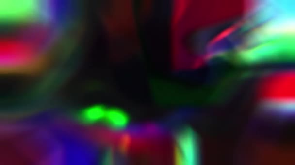 Astratto Sfondo Arcobaleno Psichedelico Con Raggi Multicolori Dal Centro Filmati — Video Stock