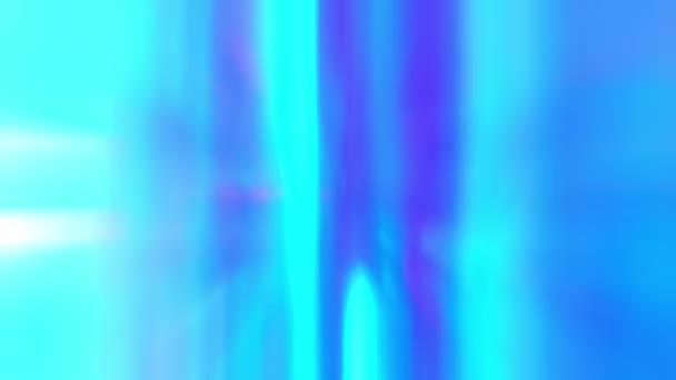 Blu Pastello Viola Rosa Incandescente Raggi Sfondo Effetto Sfocatura Zoom — Video Stock
