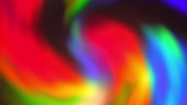 Gökkuşağı Işık Sızıntısı. Çok renkli Gökkuşağı Işığı Geçişi, Gerçek Doğal Lens Fişeği. Yüksek kalite 4k görüntü