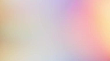 Renk farkı. Soyut bulanık arkaplan taşınıyor. Renkler konuma göre değişir, pürüzsüz renk geçişleri oluşturur. Pastel mor pembe mavi mor sarı. Yüksek kalite 4k görüntü