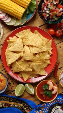 Fajitalar, dürüm olarak buğday tortillaları. Yüksek kalite 4k görüntü