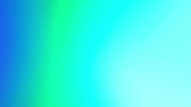 Green, cyan and blue spectrum colors blurred gradient animation. Soft abstract background.  clipart