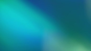 Yeşil, cyan ve mavi spektrum renkleri gradyan animasyonu bulanıklaştırdı. Yumuşak soyut arkaplan taşınıyor. Yüksek kalite 4k görüntü