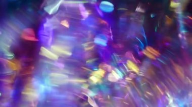 Holografik Soyut Çok Renkli Tekboynuz Bulanık Arkaplan Kaplaması, Pembe Mavi ve Mor Işık. - Evet. Yüksek kalite 4k görüntü
