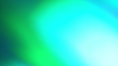 Yeşil, cyan ve mavi spektrum renkleri gradyan animasyonu bulanıklaştırdı. Yumuşak soyut arkaplan taşınıyor. Yüksek kalite 4k görüntü