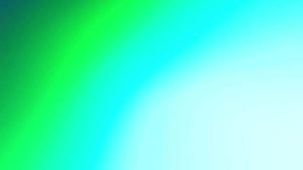 Green, cyan and blue spectrum colors blurred gradient animation. Soft abstract background. 