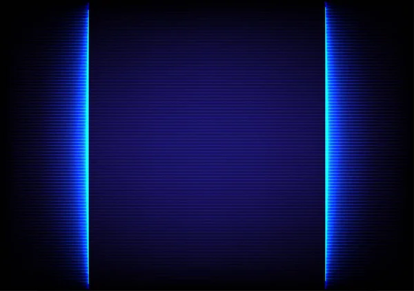 扫描线数字联网 蓝色抽象背景互联网技术 发光激光波框 — 图库矢量图片