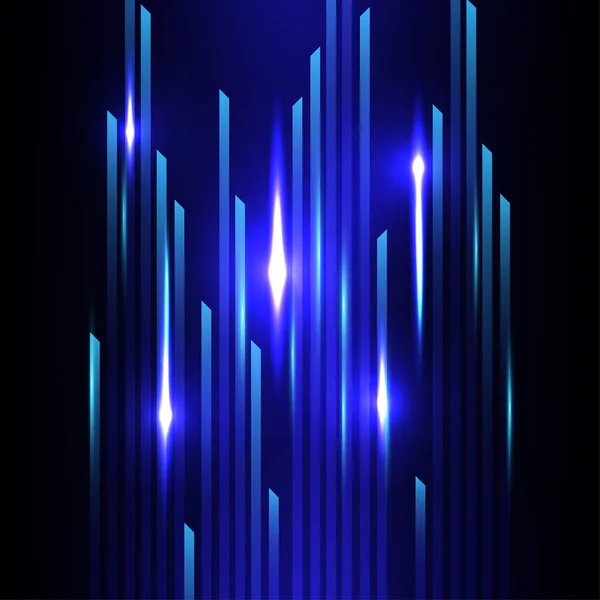 Internet Signal Blau Abstrakter Hintergrund Kommunikationstechnologie Vernetzung Grafik Vektor — Stockvektor