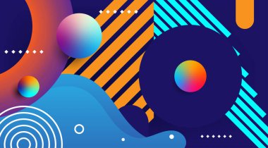 Festival soyut çember ve köşegen arkaplan