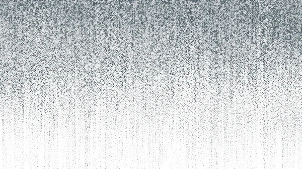 Confettis Bruit Pluie Fond Grain Pointillisme Points Dégradé Motif Dotwork — Image vectorielle