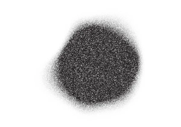 Cercle Points Rouges Bruit Grain Demi Ton Rond Dégradé Point — Image vectorielle
